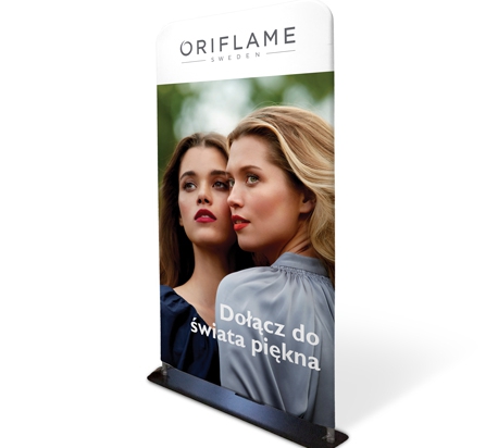 Ścianka tekstylna 120x230mm_DOŁĄCZ DO ŚWIATA PIĘKNA