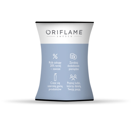 Trybunka_ORIFLAME niebieska