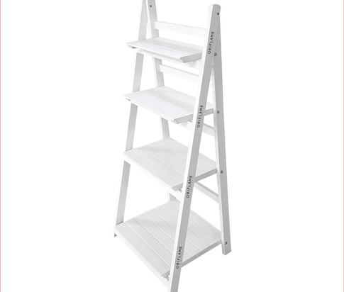 Regał drabinkowy na produkty